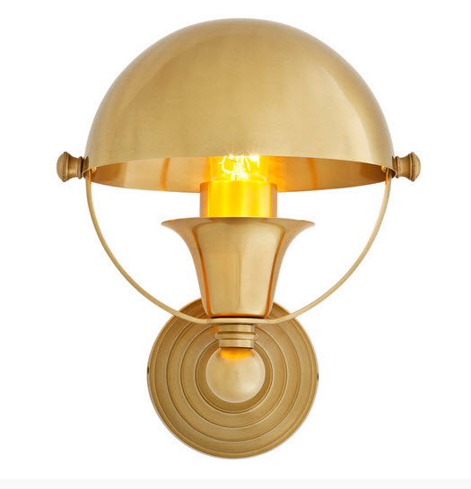 Бра Bancorp от Eichholtz бронза 108637 EICHHOLTZ ПОД СТАРИНУ, ФОНАРЬ 059737 Золото;прозрачный  - Вид №1