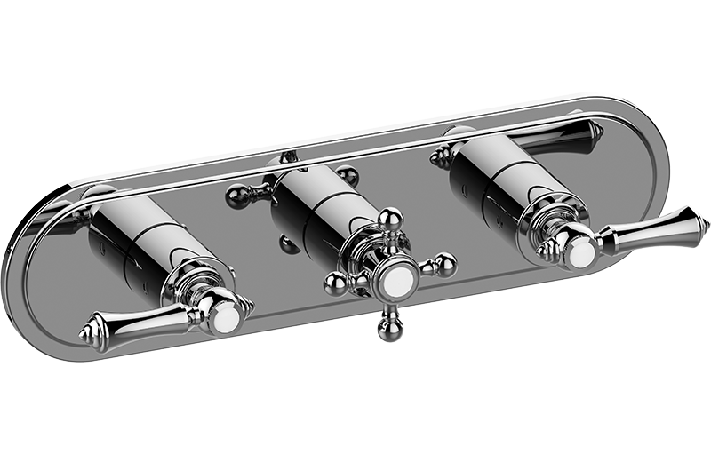 E-8087H-ALM15C2-T Планка M-Series с 3 ручками - Внешняя часть GRAFF Adley