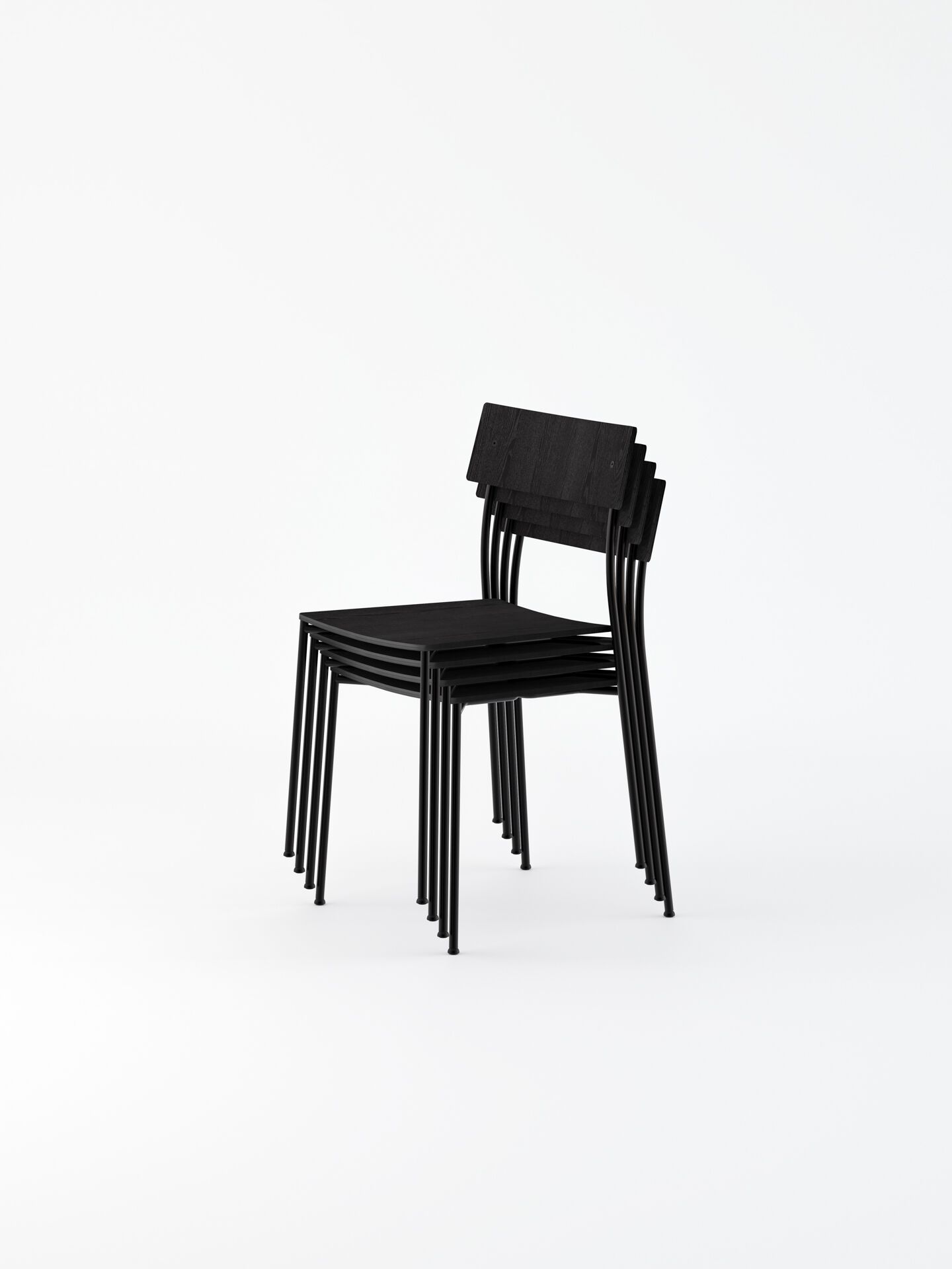 Деревянный штабелируемый стул Omelette Editions ALEX BISTRO ARCH-00145428 - Вид №2