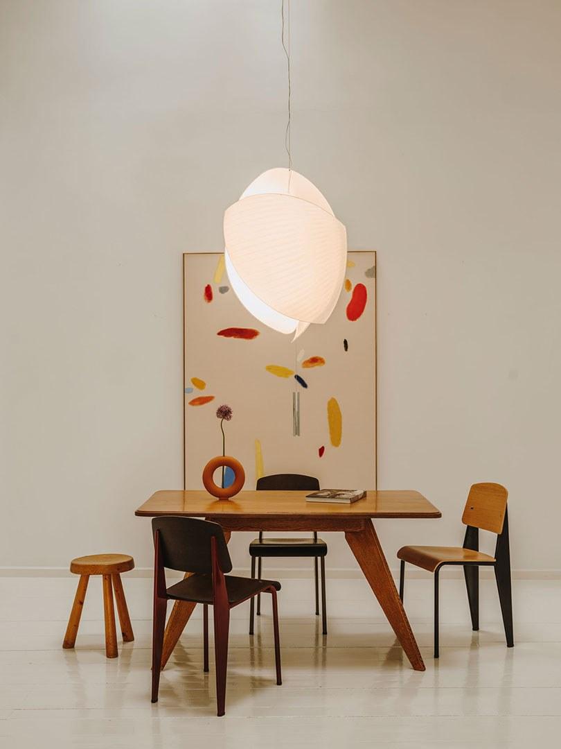 Grok Японский подвесной светильник из бумаги ручной работы Voiles sun-id-1421517 - Вид №3