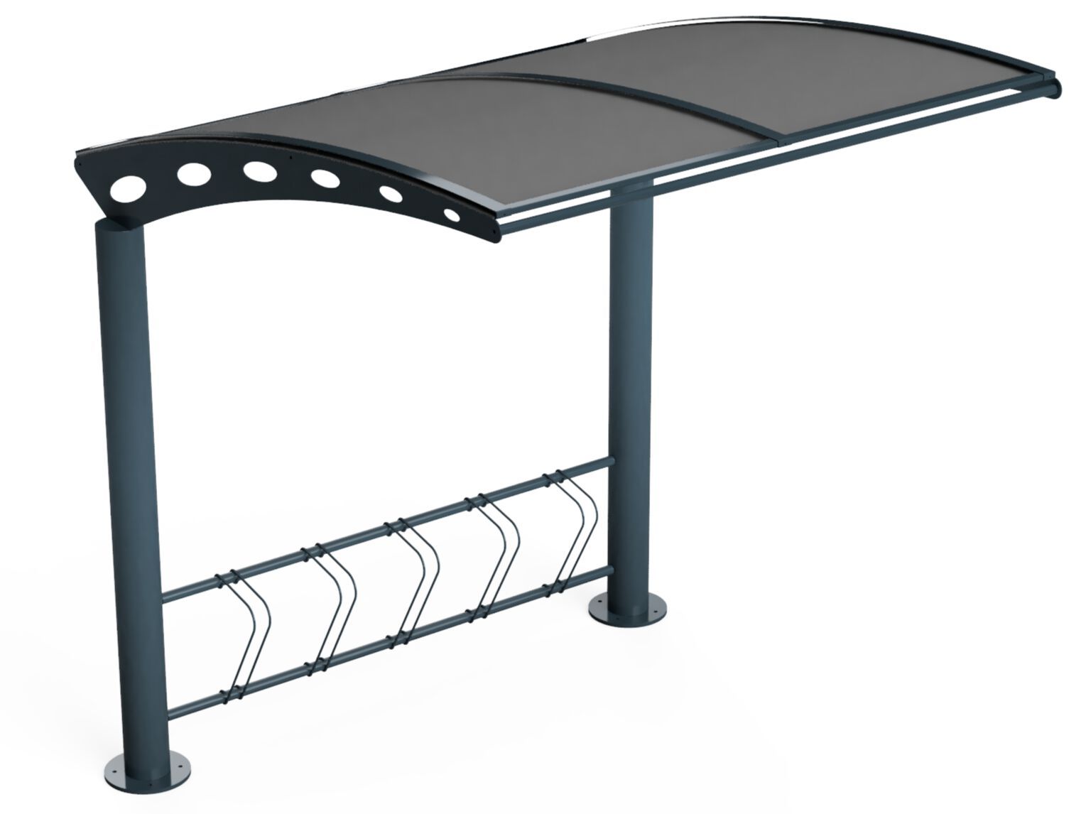 Стальная велосипедная стойка с навесом Studio Città TIKOPRO ARCH-00135253 - Вид №1