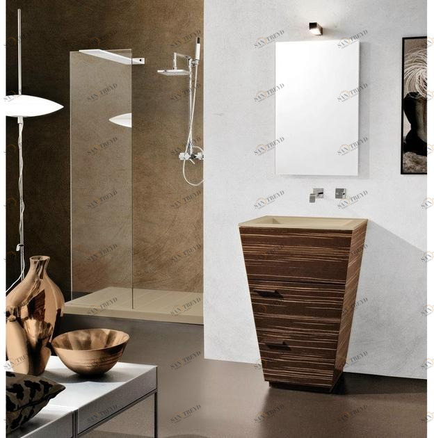 LASA IDEA Мебель для умывальника напольная одинарная с ящиками Libeccio sun-id-1430590