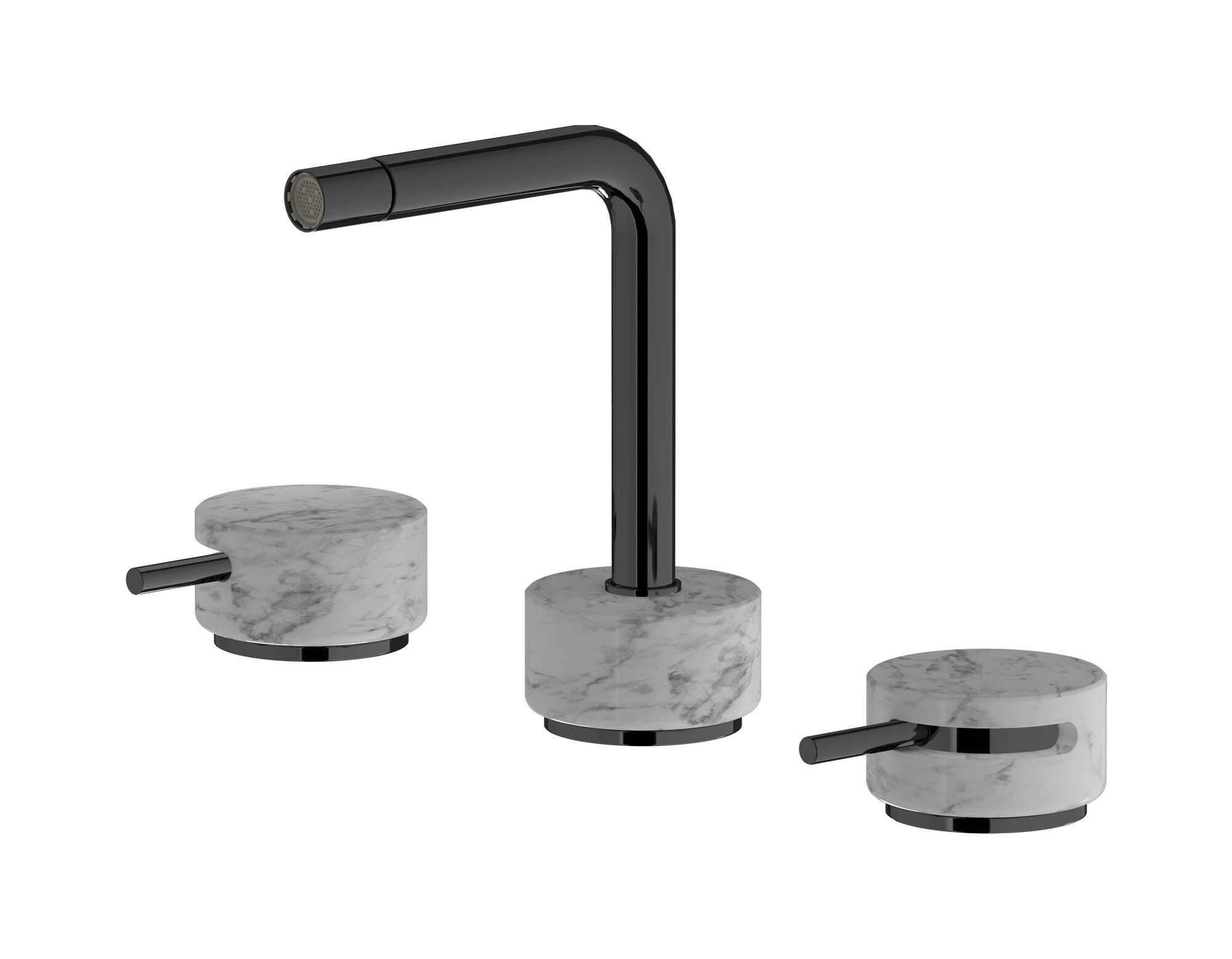 Смеситель для биде с 3 отверстиями для мраморной столешницы IB мрамор + мрамор Elle ARCH-00101784 - Вид №3