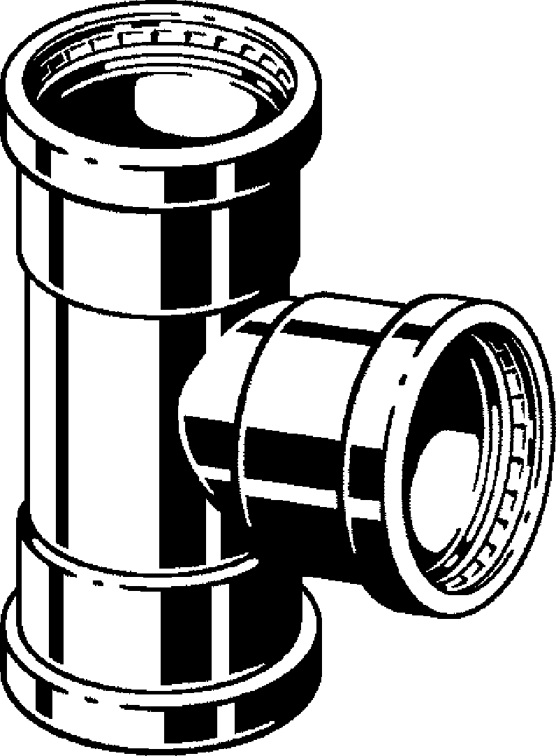 Viega Тройник Profipress XL 2418XL (477035) 477 035 - Вид №1