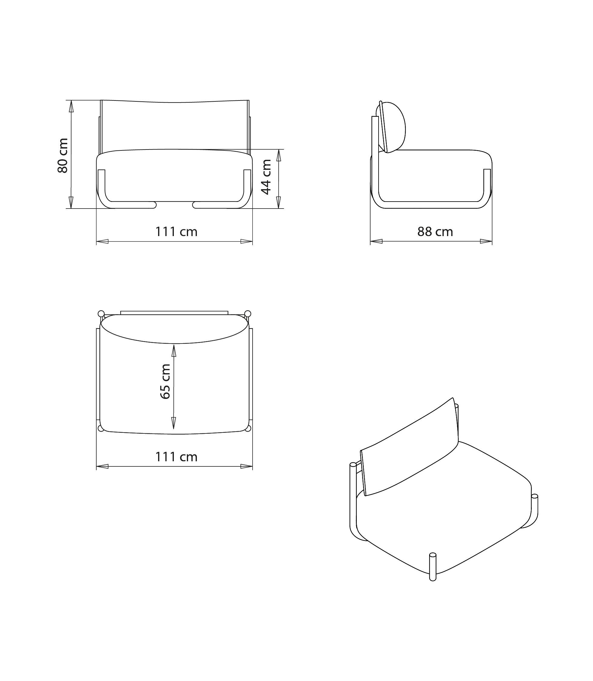 Тканевое кресло Et al Cosmo ARCH-00095176 - Вид №5