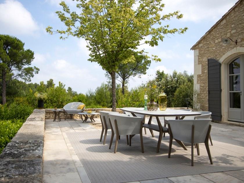 Les jardins Круглый деревянный журнальный столик Selva Ta08100 - Вид №3