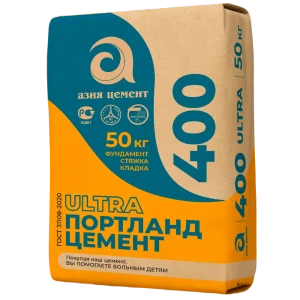 Цемент Азия Цемент M400 ЦЕМ II А-П 32.5 50 кг