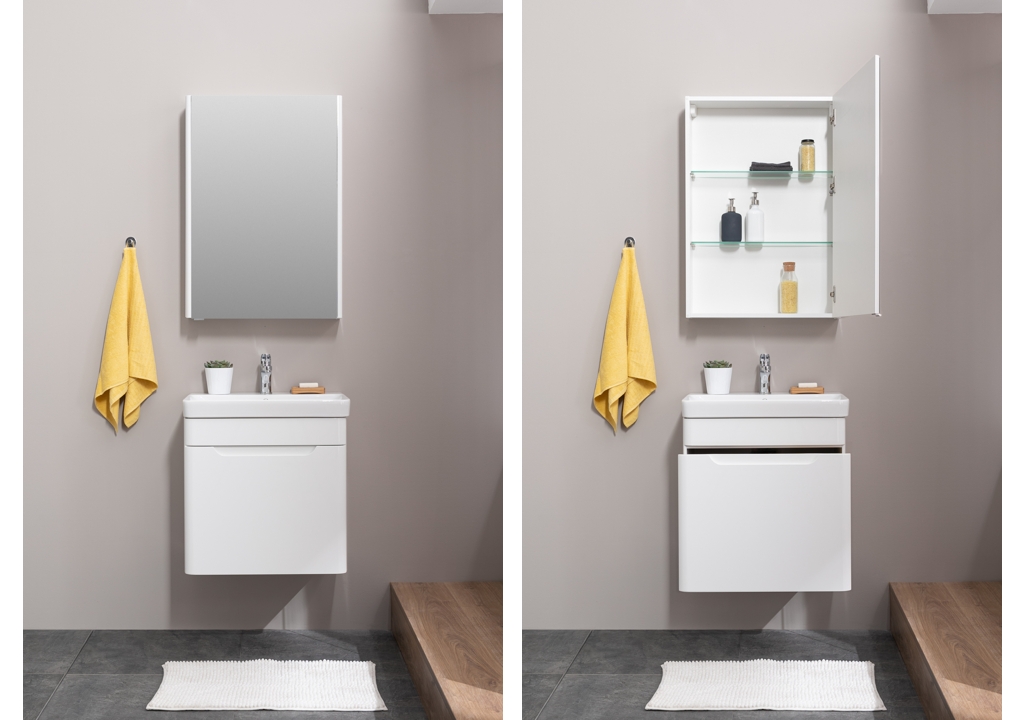 Мебель для ванной Aquanet София 60 белый 00203649 - Вид №5