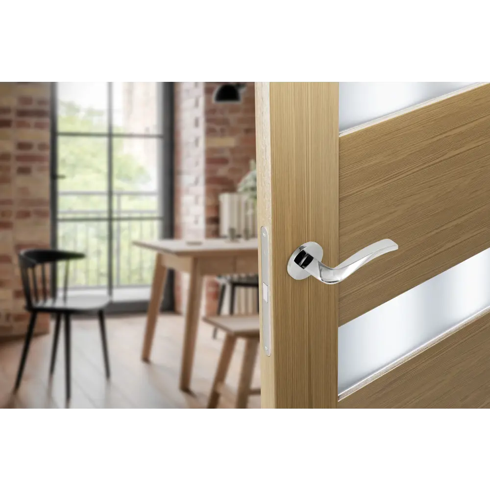 Дверные ручки EDSON EDS-102H-R2 хром для межкомнатных дверей 85168438 STLM-0059323 - Вид №8