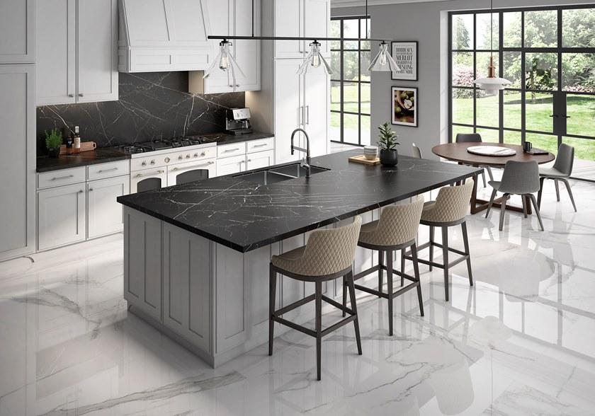 Arklam Настенная / напольная плитка из спеченной керамики с эффектом мрамора 12 & 6 mm sun-id-1345901 - Вид №5