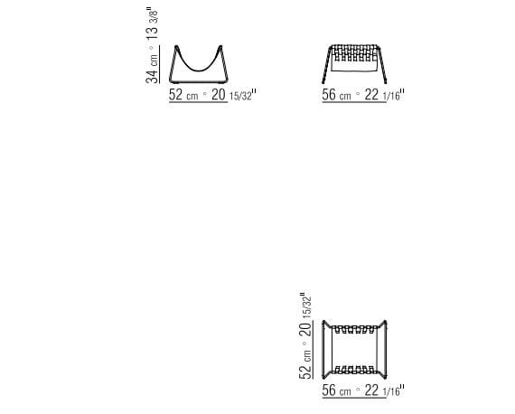 Кожаный журнал держатель с металлической основой Flexform Mate ARCH-00029124 - Вид №3