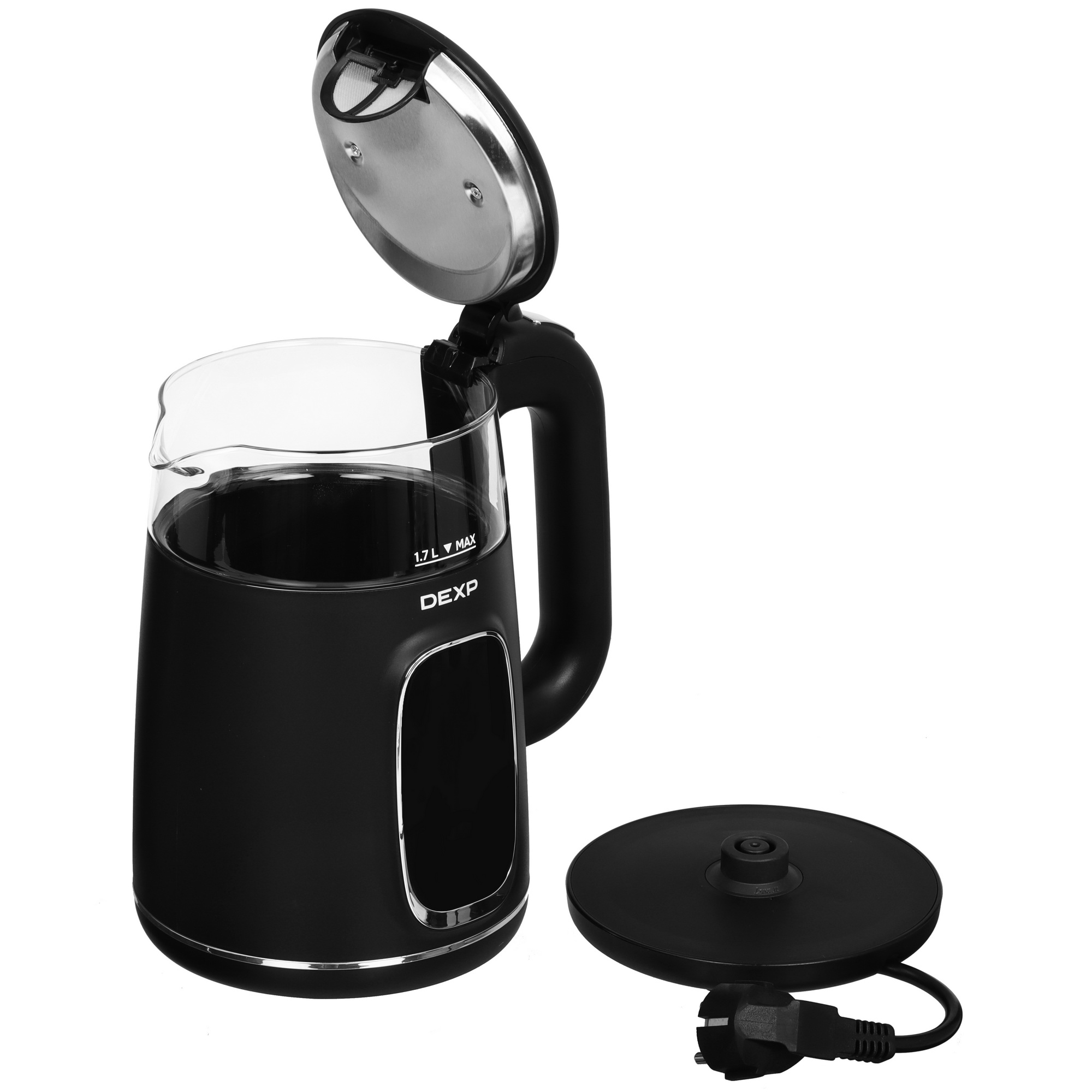 9208050 Электрочайник DEXP DK-2200D черный STDN-0002395 - Вид №5