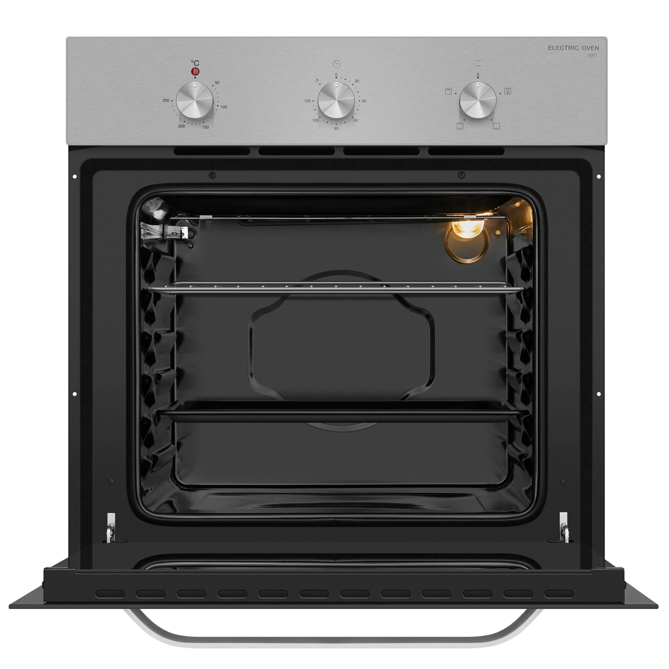 9168827 Электрический духовой шкаф Meferi MEO604IX LIGHT серебристый STDN-0025274 - Вид №2