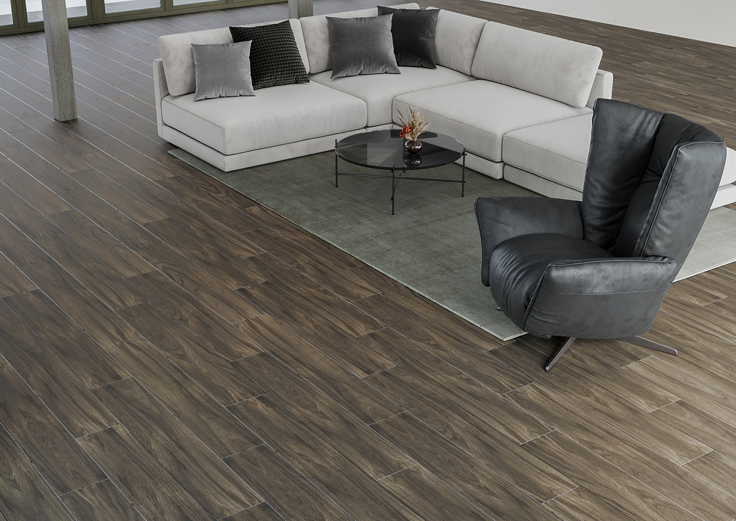 Лесное очарование: керамогранит под дерево STP-ST214 INCOLOR Forest - Вид №2