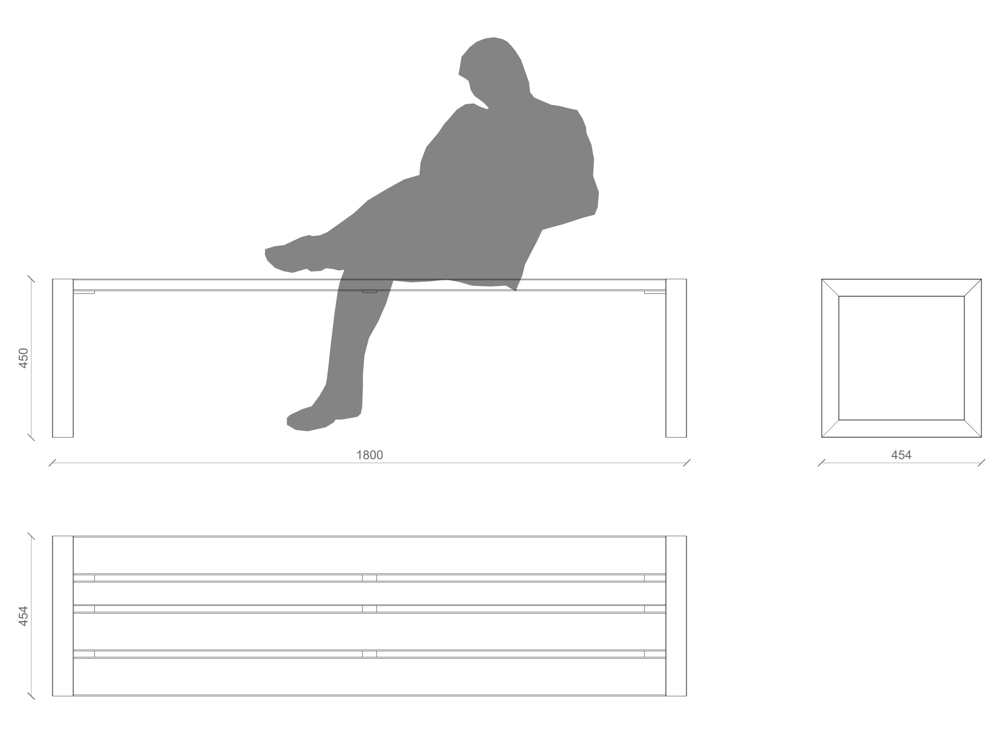 Скамья okumè без спинки Lazzari Ritmo ARCH-00097131 - Вид №22