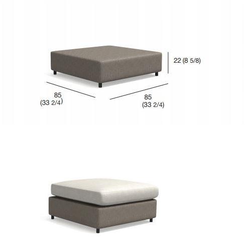 RODA Квадратный садовый модуль из ткани Double sun-id-1484704 - Вид №1