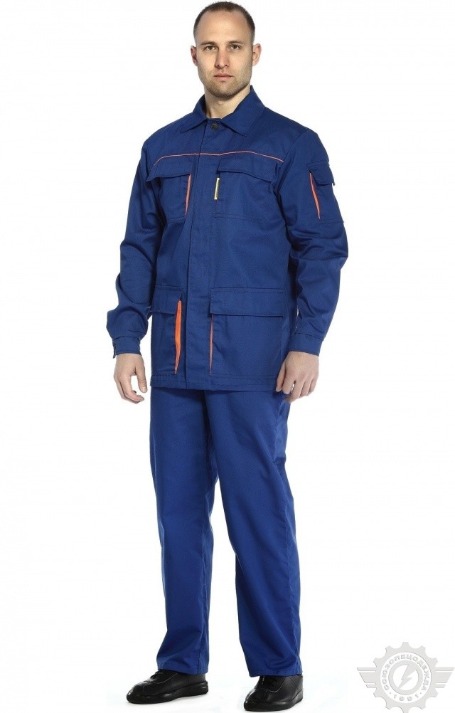 65694 Куртка "Эксперт-2" василек  Летняя спецодежда  размер 60-62/170-176  - Вид №3