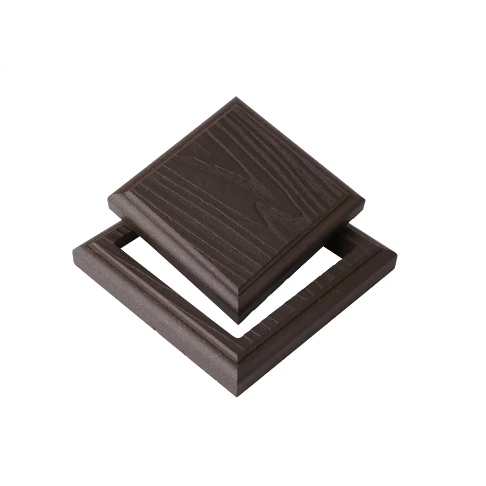 T-DECKS Крышка для столба 100x100 мм из натурального дерева 88779129 STLM-1013887 - Вид №2