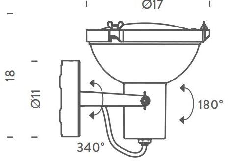 NEMO Настенный светильник / потолочный светильник из алюминия Projecteur sun-id-1413472 - Вид №4