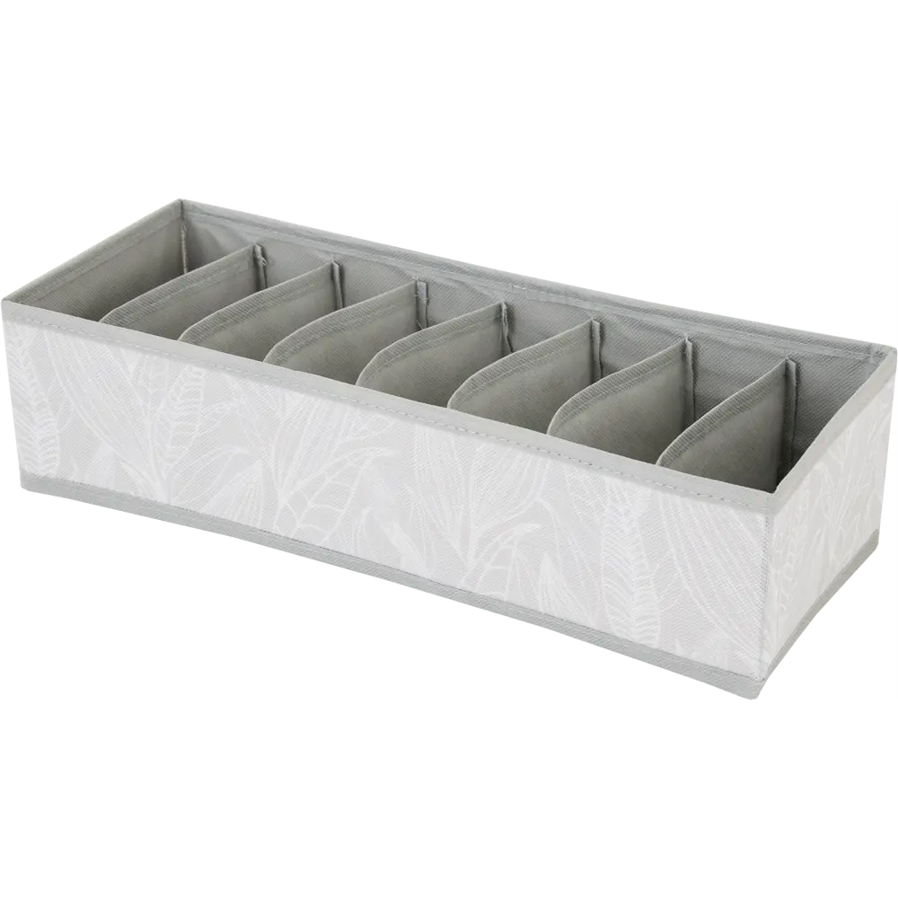 Органайзер для хранения Grace 15x10x40 см 6 л полипропилен цвет серый 88656509 STLM-2072669 Santreyd