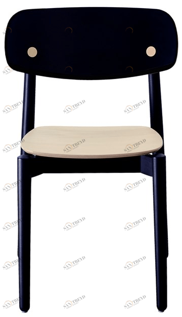 Bedont Двухцветный стул из бука с открытой спинкой Fizz B91801f2