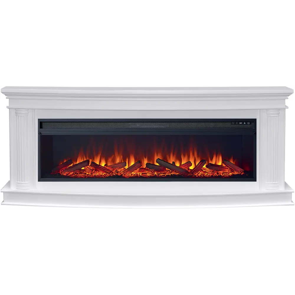 Каминокомплект Rome с электроочагом Vision 42 Log белый 83401919 STLM-2077756 ROYAL FLAME 