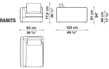 B&B Italia Диван из ткани Richard sun-id-1429934 - Вид №45