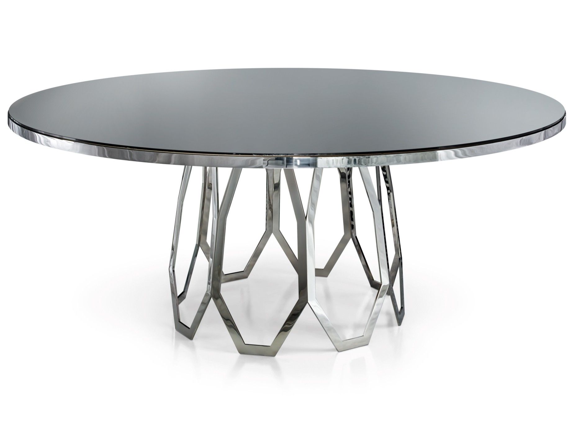 Круглый зеркальный стеклянный стол Sicis Борджиа ARCH-00056075