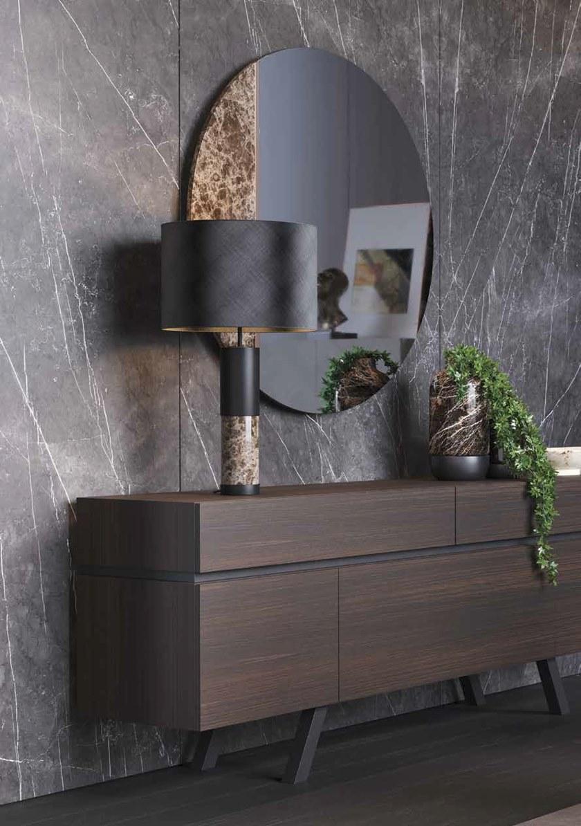 Laskasas Круглое настенное зеркало для прихожей  Lk6215  - Вид №4