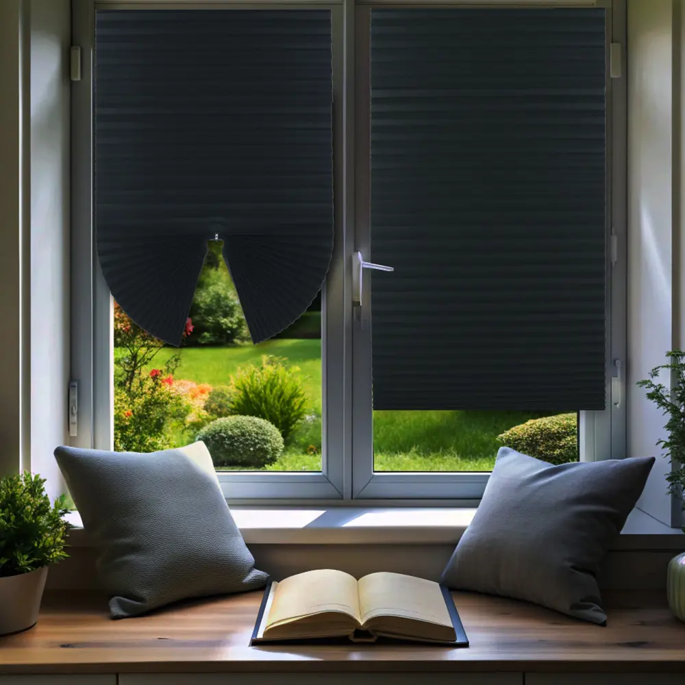 Штора-плиссе Room Decor LY-FF-PB03 90x180 см полиэстер черный 89394382 STLM-2051752  - Вид №6