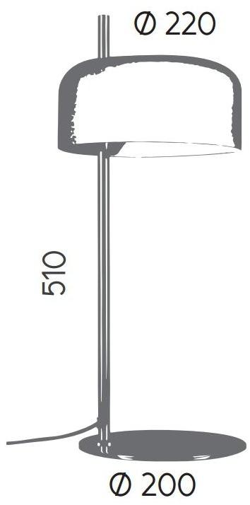 Aromas del Campo Настольная лампа из металла с фиксированным кронштейном Lalu S1189  - Вид №3