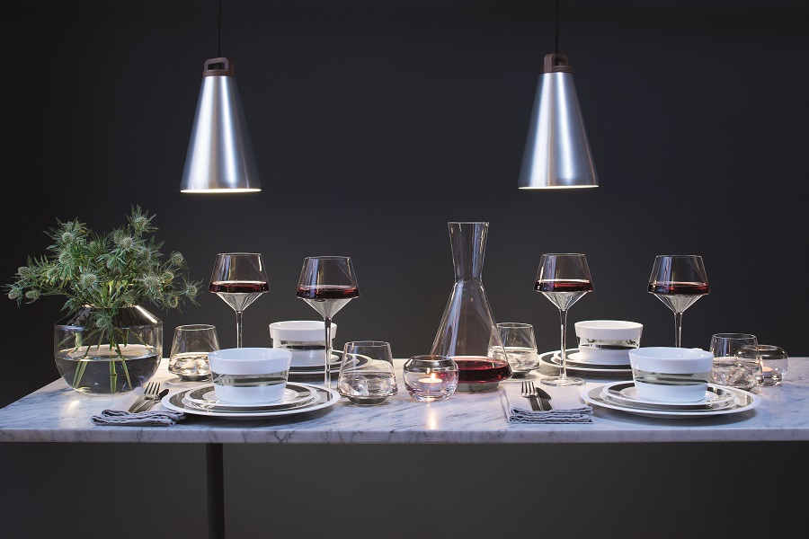 Набор из 2 бокалов для вина Space 445 мл платина LSA International G148716359 - Вид №1