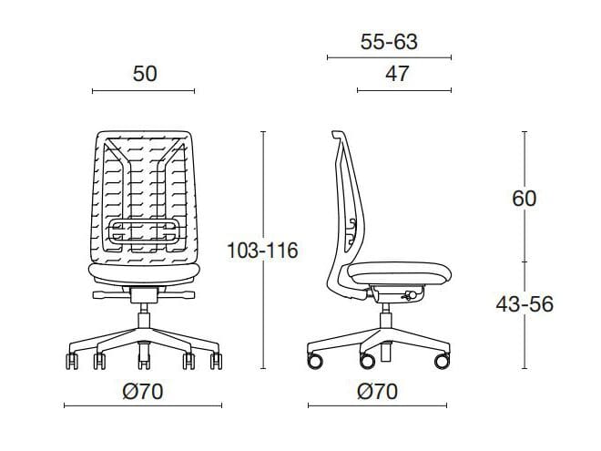 Офисное кресло в сети Diemme Ace ARCH-00147074 - Вид №6