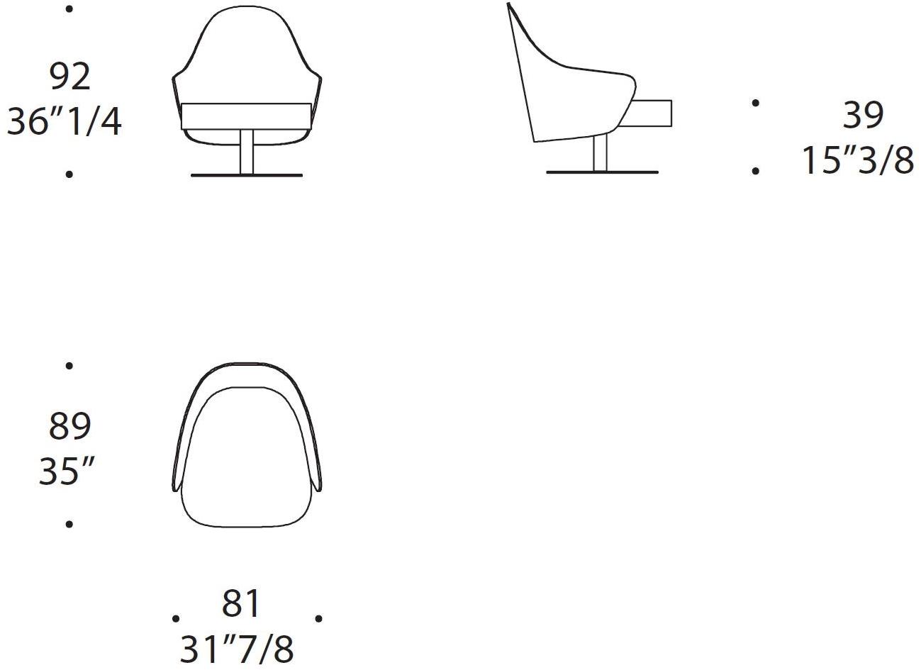 Reflex Кресло поворотное с подлокотниками Ludwig sun-id-1372344 - Вид №5