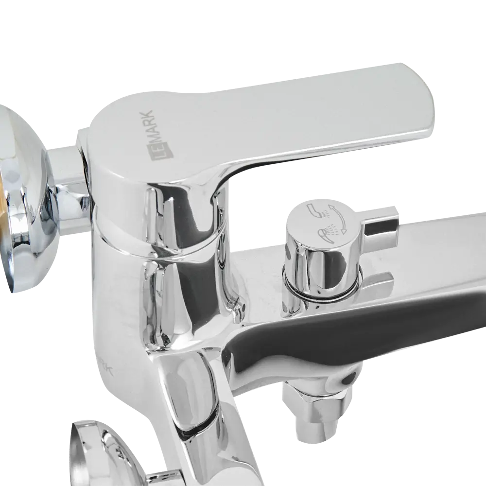 Смеситель для ванны и душа Lemark Grace LR1512C однорычажный цвет хром 88410212 STLM-2212119 - Вид №1