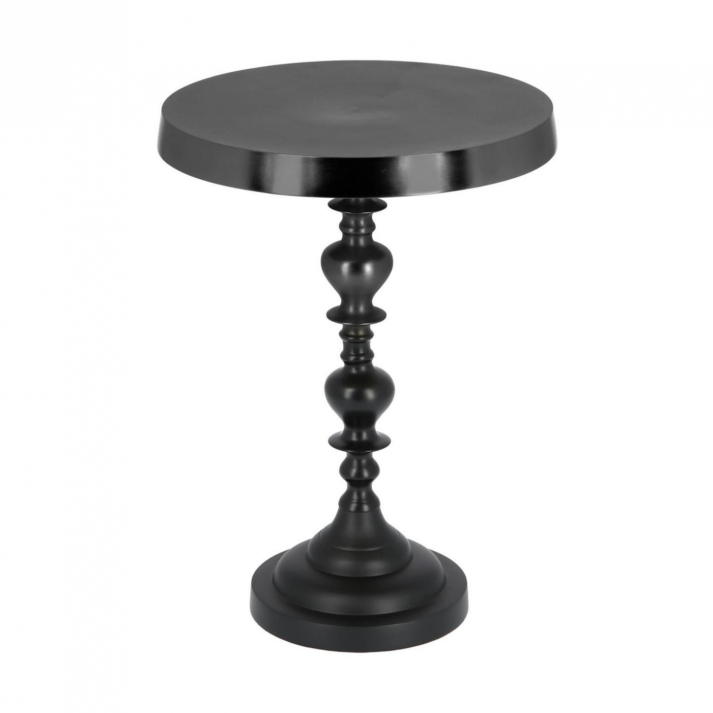 076570 Приставной столик черный металл La Forma Shaine  - Вид №1