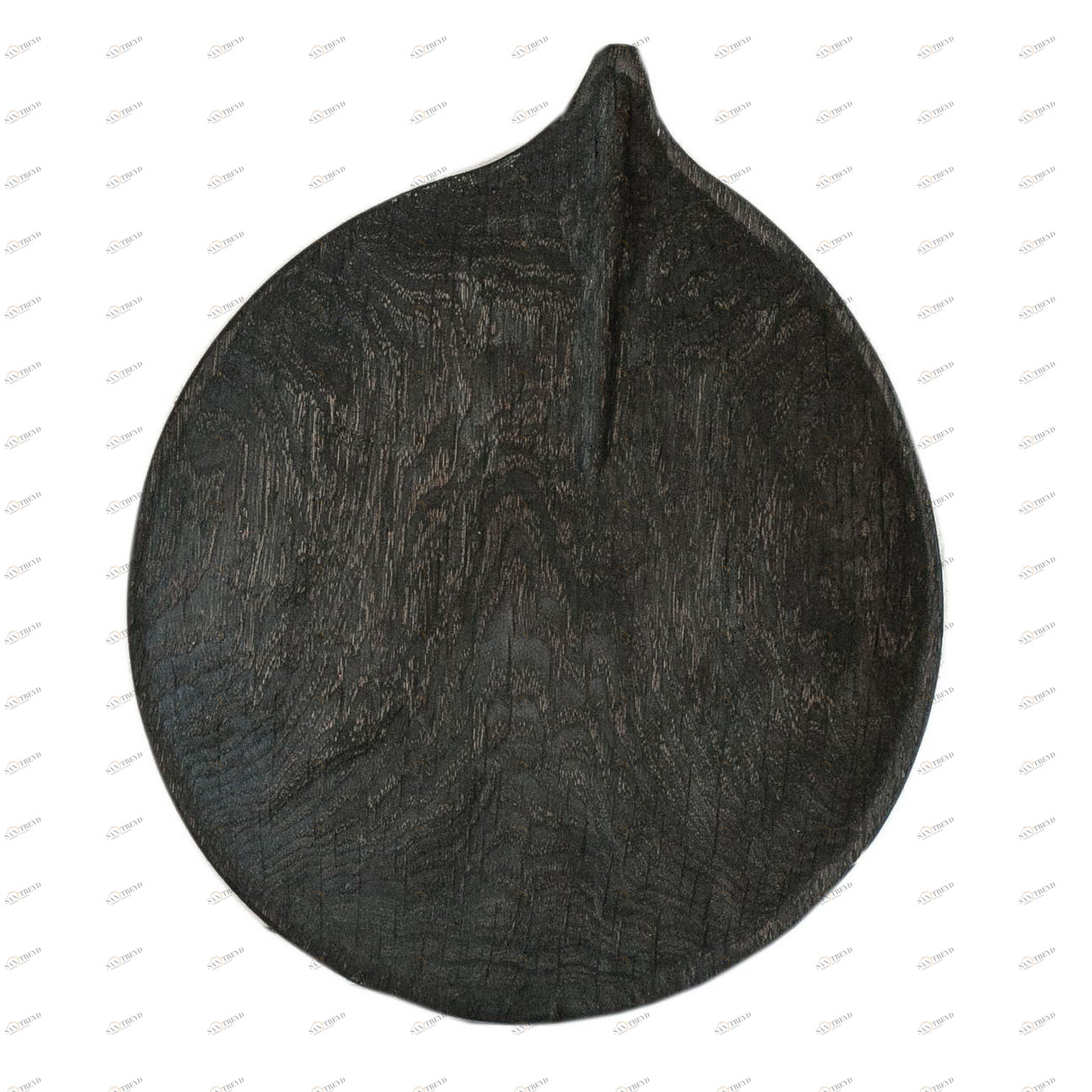 Тарелка "Блюдце осина" Чёрный FUGA ECO WOOD 123573 Чёрный 