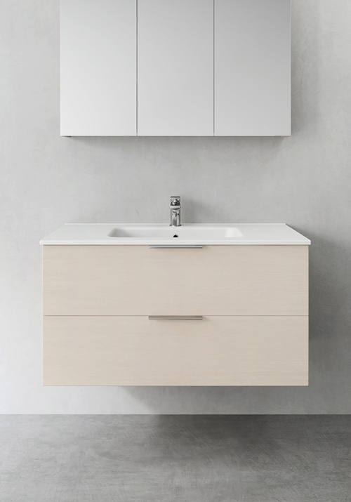 1390219 Шкаф Для Умывальника Форма Ясень Узор 1000 Hafa Ясень 