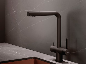 Смеситель для кухни с фильтром для столешницы со съемным ручным душем