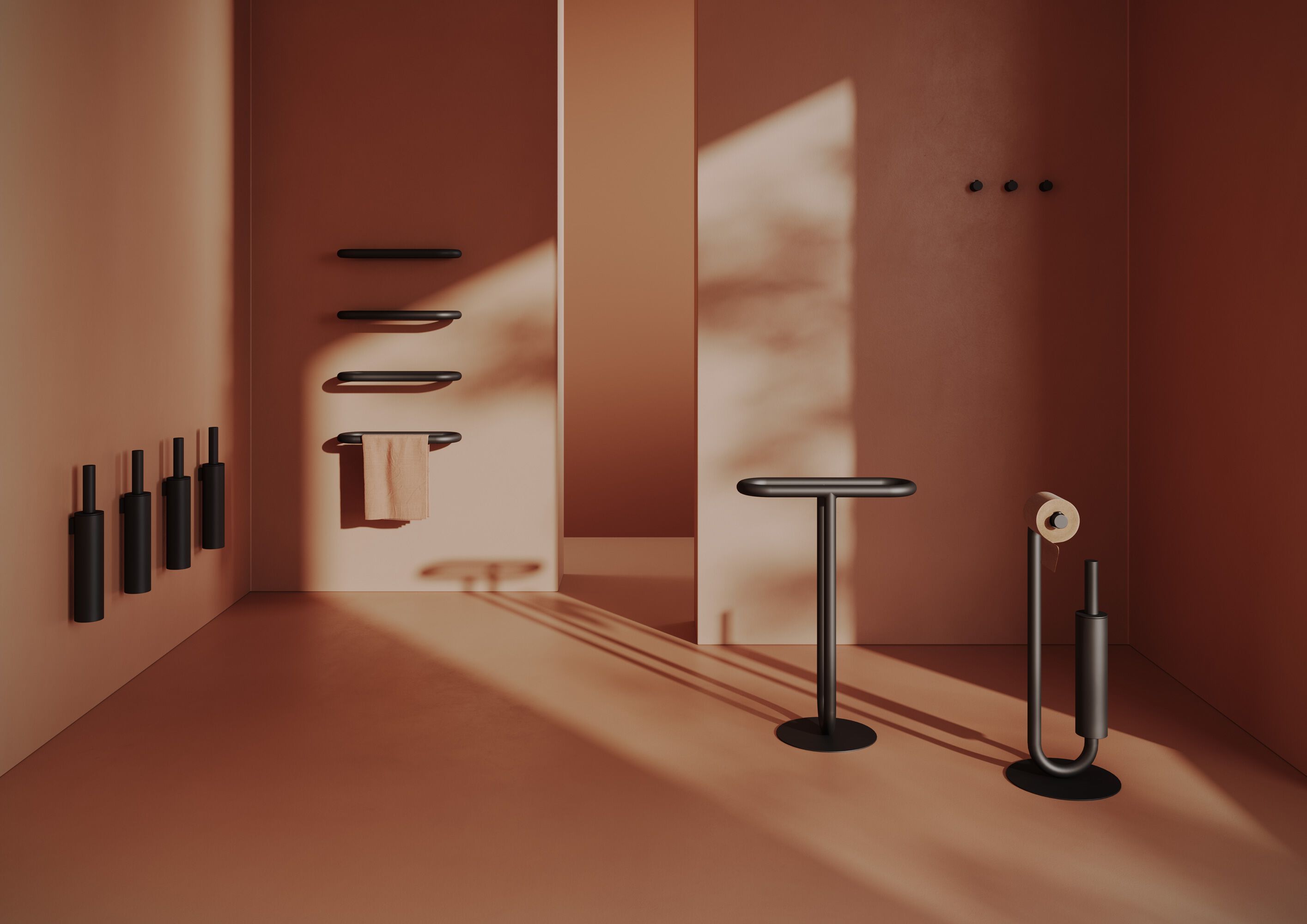 Металлическая туалетная щетка / держатель для туалетной щетки ArtCeram Bold ARCH-00151297 - Вид №1