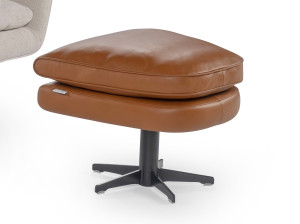 Кожаная спицевая поворотная подставка для ног