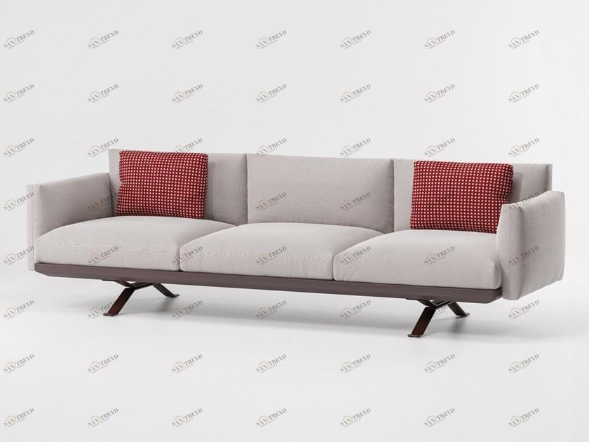 Kettal 3-х местный тканевый садовый диван Boma #25050