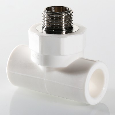 VTp.733.0.02005 Фитинг полипропиленовый – тройник с переходом на наружную резьбу Valtec 20 мм х 3/4"  - Вид №5