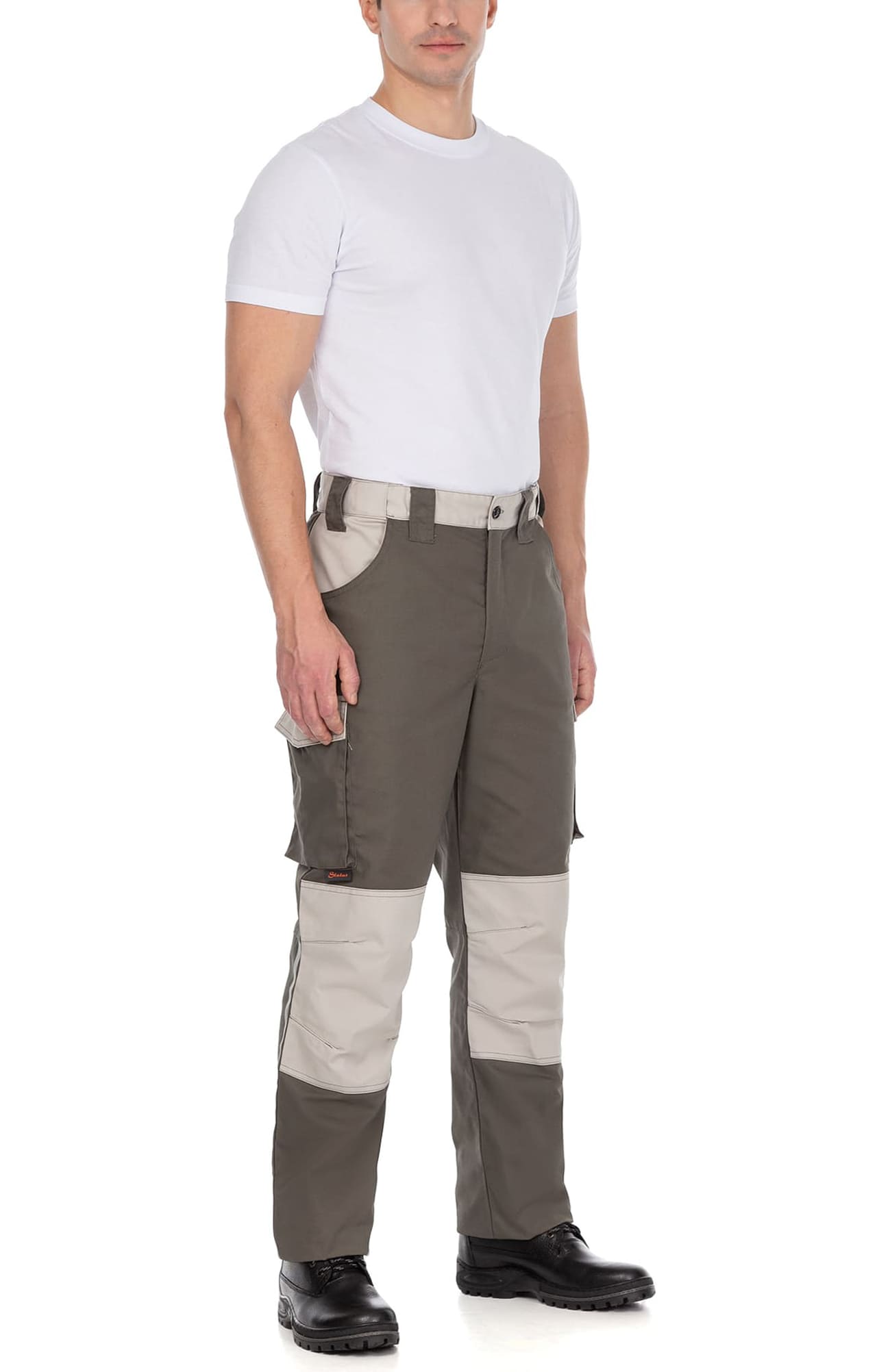 4957099 Костюм  NEW серый хаки с серым песком STATUS  Летняя спецодежда  размер 48-50/170-176  - Вид №13