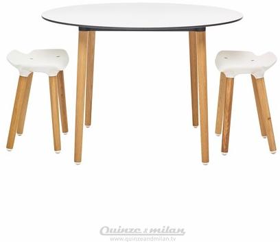 Quinze & Milan Круглый стол из fenix-ntm® Pilot sun-id-1419642 - Вид №6