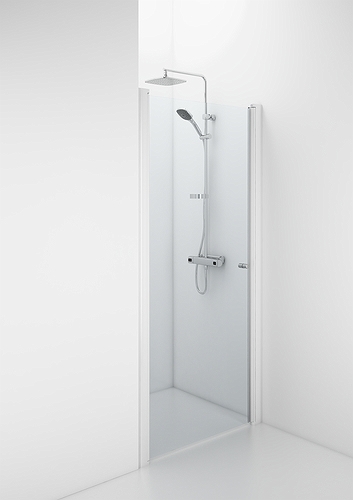 59800180 Решение IFO Space для ниши СПВК, белые лакированные профили, прозрачное стекло с ручкой, СПВК 800