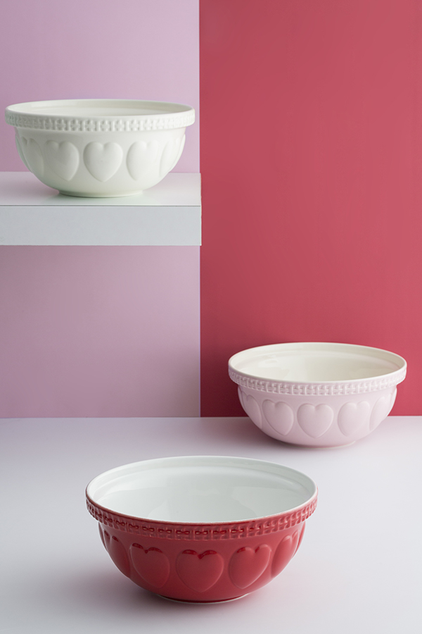 Миска Hearts 29 см красная Mason Cash 2006021 - Вид №3