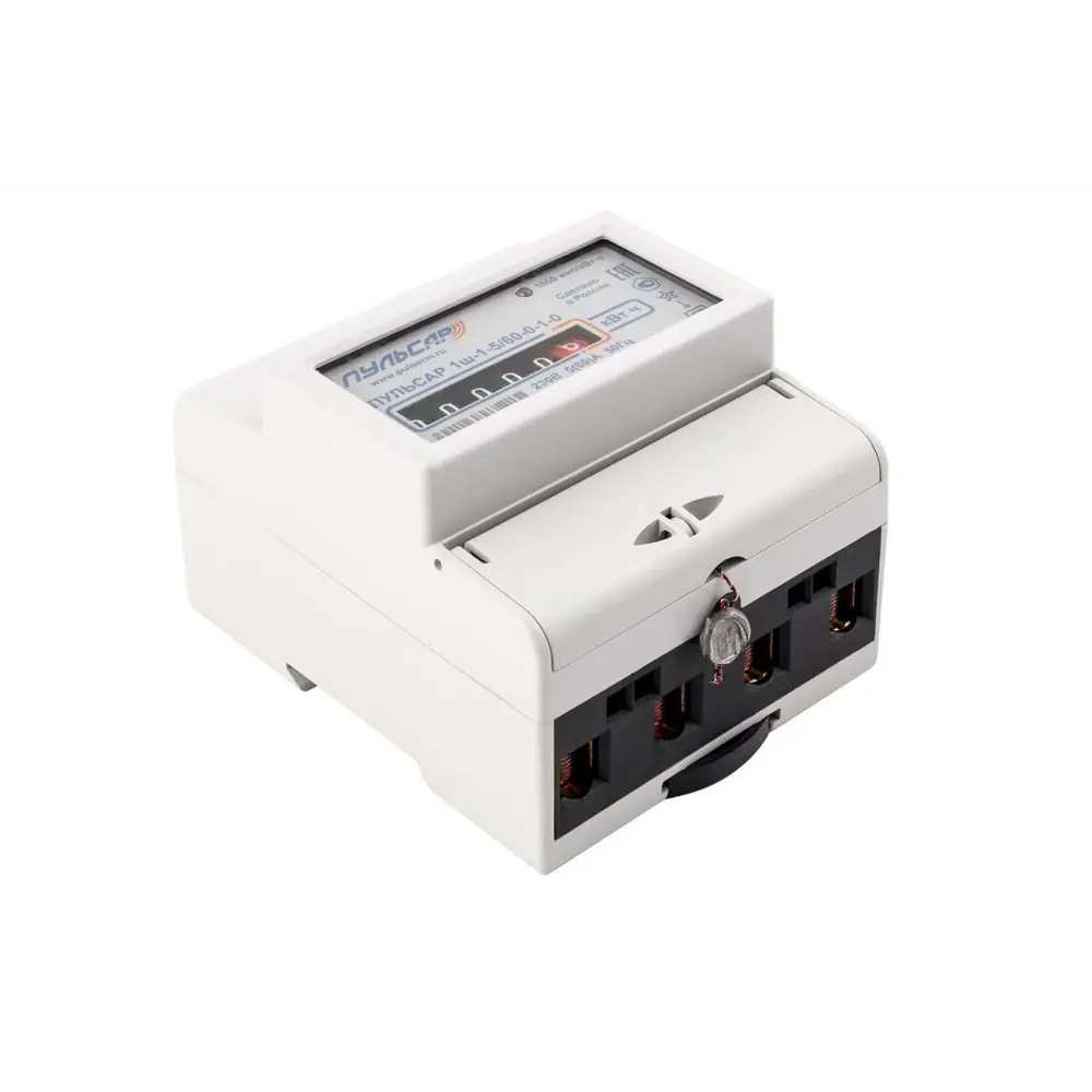 Однофазный однотарифный счетчик электроэнергии Пульсар 60А 89050451 STLM-1572851 - Вид №1