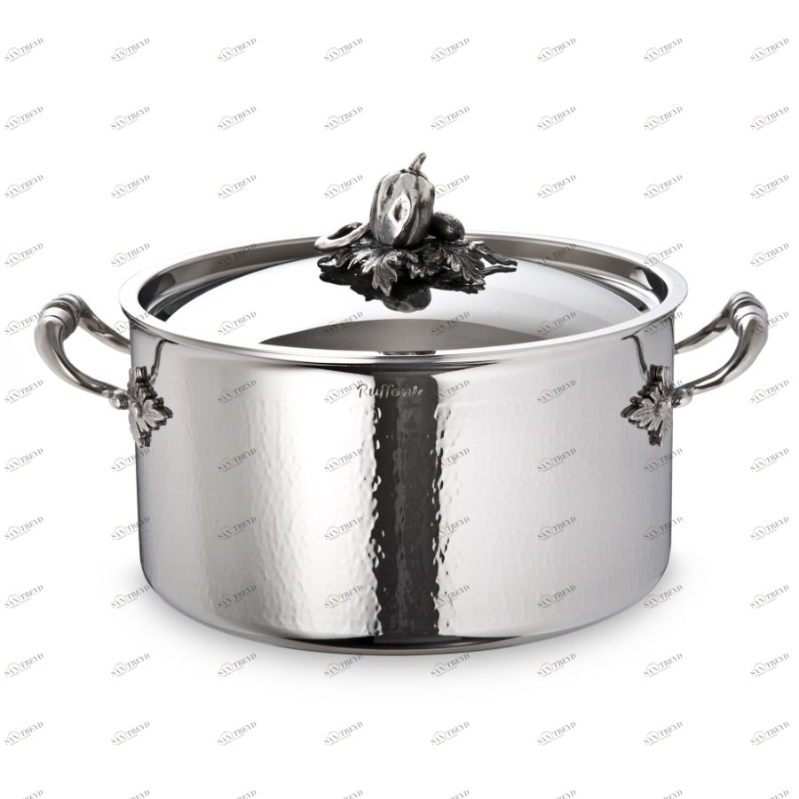 Кастрюля Opus Prima OPA2614X, с крышкой, нержавеющая сталь, Ø26 см, 8 л Ruffoni D26RUFFONI