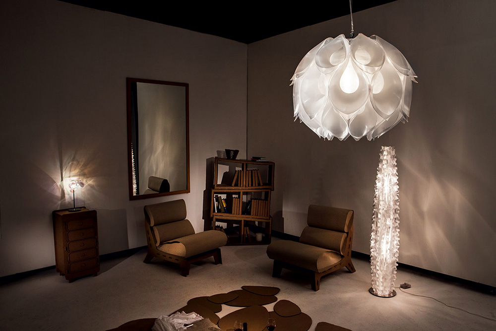 Подвесной светильник Flora Medium White от Slamp FLO85SOS0002W_000 SLAMP ДИЗАЙНЕРСКИЕ 243549 Белый  - Вид №2